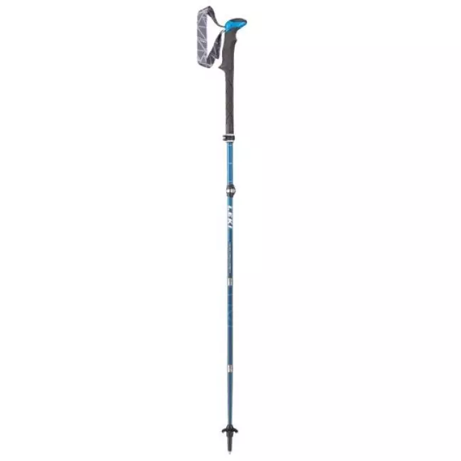 Leki Stock Micro Vario Carbon 110-130см біло-блакитний складаний 5 шт.
