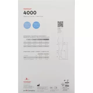 Venosan 4002 A-T KKL2 XL довгий закритий марокко 1 пара