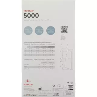 VENOSAN 5003 A-D KKL3 XL довгий відкритий Марокко 1 пара