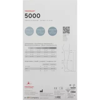 VENOSAN 5002 A-GHS KKL2 L укороченный мекси 1 пара