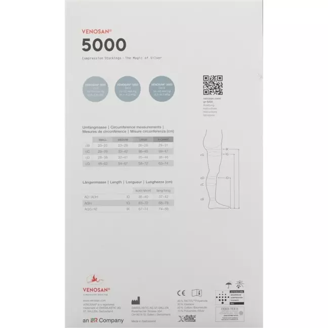 VENOSAN 5001 A-T KKL1 S длинный песок 1 пара