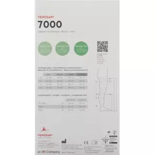 VENOSAN 7002 A-DH KKL2 S короткий стрижень бежевий 1 пара