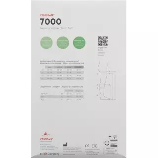 Venosan 7002 A-gh Kkl2 M Lang Off Hr Black 1 pair