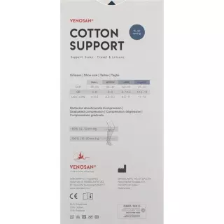 Venosan COTTON SUPPORT Шкарпетки A-D S оливкові 1 пара