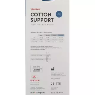 Venosan Cotton A-d Support Socks M Wood 1 Paar