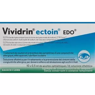 Вівідрин ектоїн EDO Gtt Opht 10 Monodos 0,5 мл