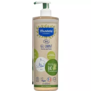 Гель для мытья волос и тела Mustela БИО 400 мл