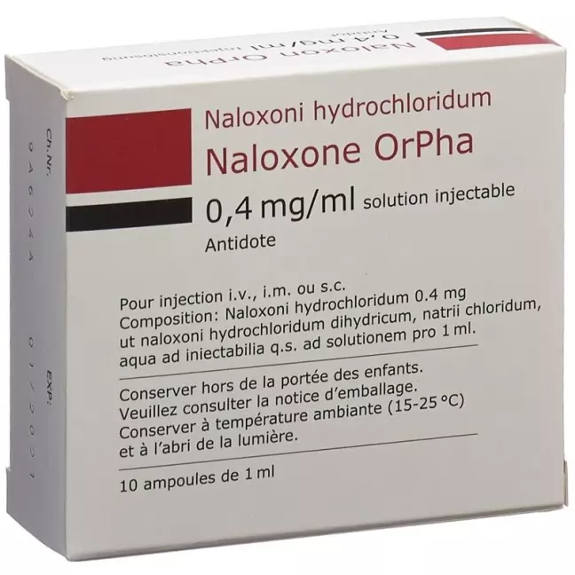 Naloxone OrPha Inj Lös 0,4 мг/мл 10 амп 1 мл