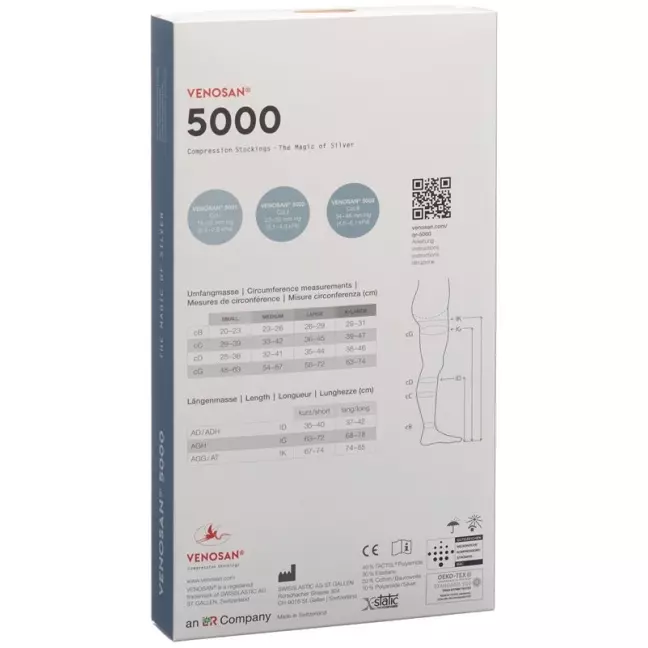 VENOSAN 5002 A-GH KKL2 S укороченный бордовый 1 пара VENOSAN 5002 A-GH KKL2 S укороченный бордовый 1 пара