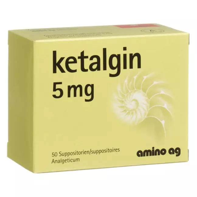 Ketalgin Zäpfchen 5mg 50 Stück
