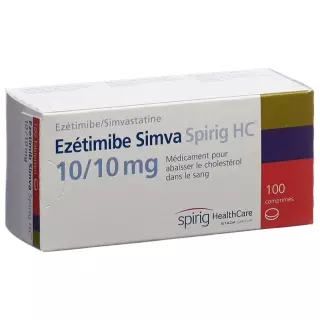 Ezetimibe Simva Spirig HC таблетки 10/10 мг 100 шт