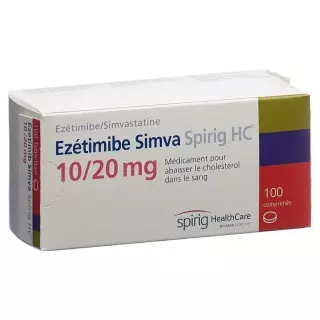 Ezetimibe Simva Spirig HC таблетки 10/20 мг 100 шт