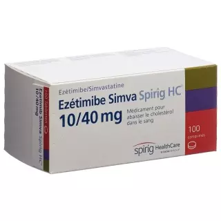 Ezetimibe Simva Spirig HC таблетки 10/40 мг 100 шт