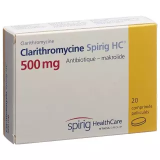 Clarithromycin Spirig HC Filmtable 500 мг 20 шт