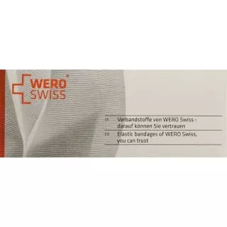 Бинт марлевий еластичний Wero Fix 4мх2см білий 20 шт