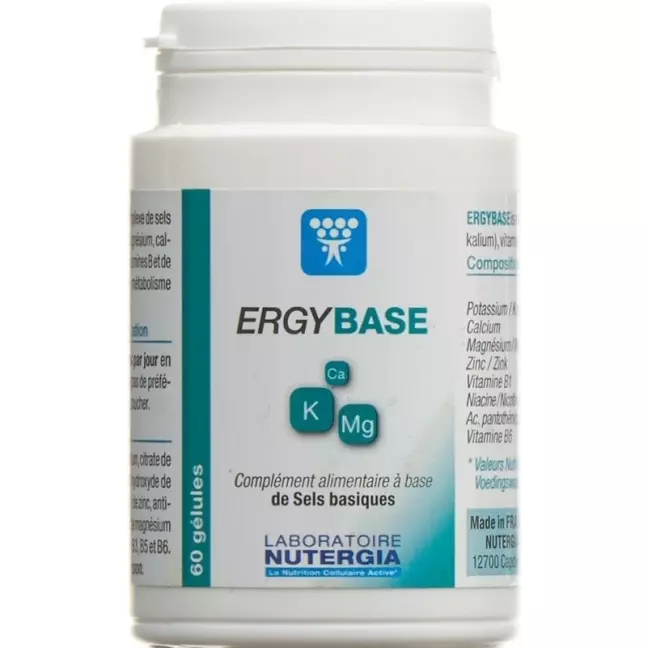 Нутергія Ergybase Gelules 60 шт