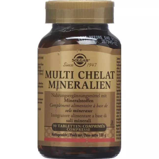 SOLGAR Multi Chelate Minerals Табл