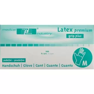 GRIBI Unters Handsch M Latex без пудри unst