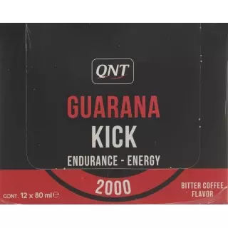 Qnt Guarana Kick 2000 Shot Guarana+caff 12x 80ml