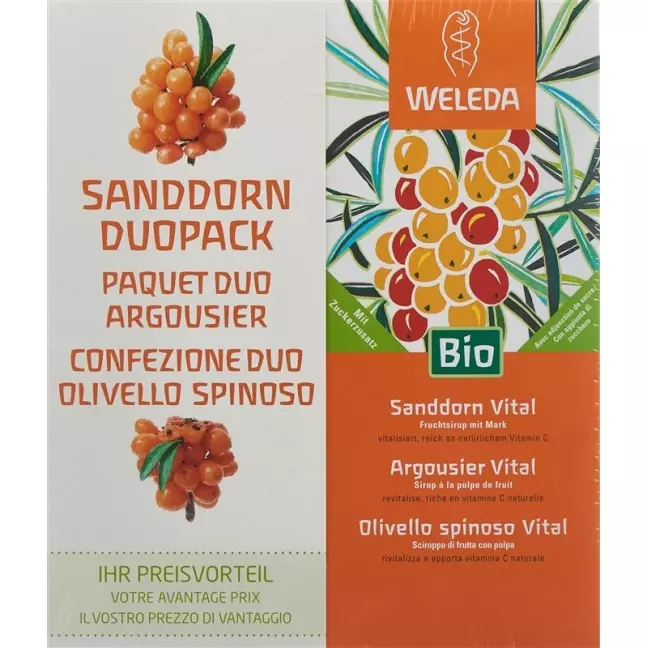 Weleda Обліпиха Вітал Сироп Дуо 2 х 250 мл