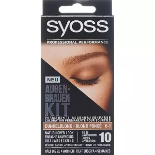 Набір для брів Syoss темно-русявий 10 мл