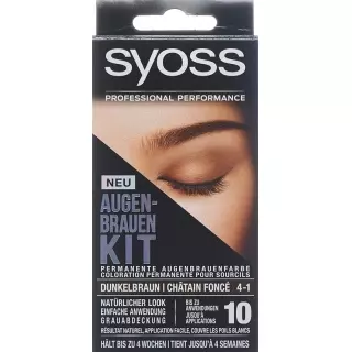 Набір для брів Syoss темно-коричневий 10 мл