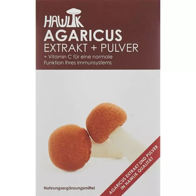 Hawlik Agaricus Extract + Powder Capsules 60 шт