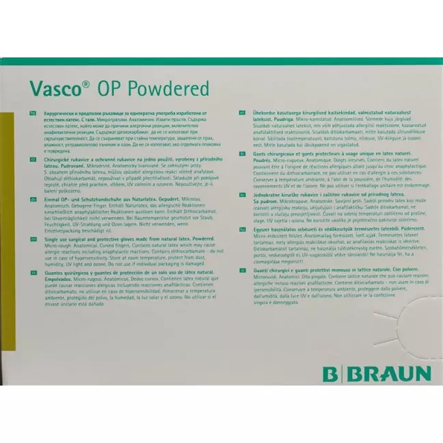 Vasco OP Powdered Gr8.5 50 пар