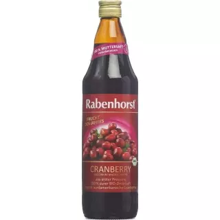 Rabenhorst Cranberry Muttersaft Bio Flasche 750ml