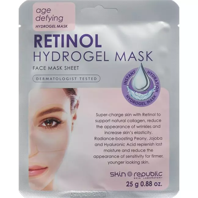 skin republic Retinol Hydrogel Face Mask 25 г