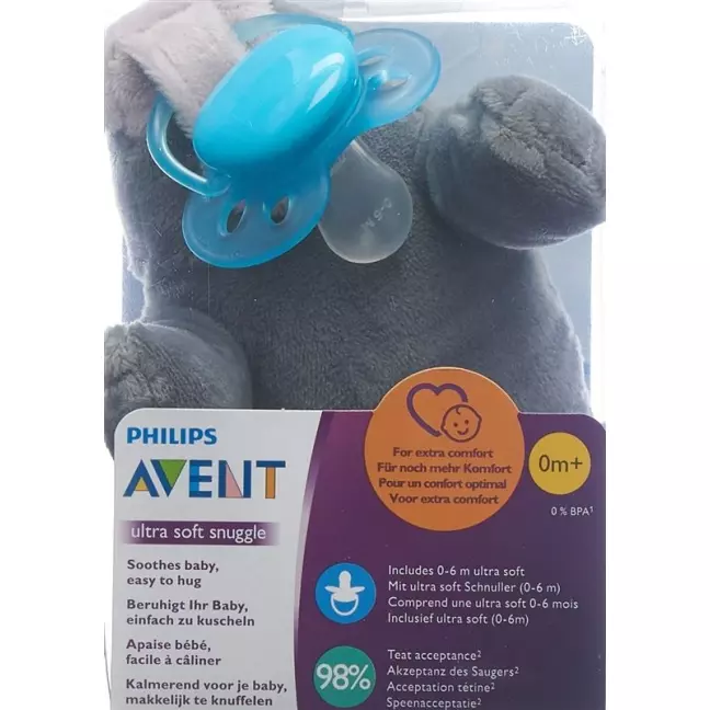 Avent Philips Snuggle + ultra soft seal бірюзовий