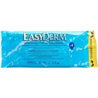 EASYDERM мочалка зволожена стерильний пакет 4 шт
