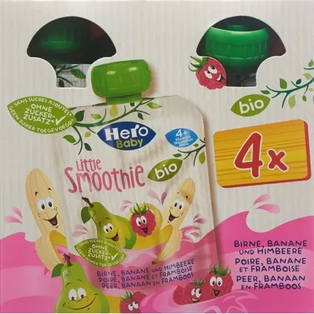 Hero Baby Smoothie Bir Ba Him Bio Quattro 4x 90g Hero Baby Smoothie Bir Ba Him Bio Quattro 4x 90g