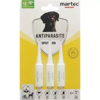 martec PET CARE Spot on ANTIPARASITE >15 кг для собак 3 х 3 мл