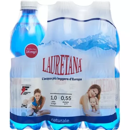 Мінеральна вода Lauretana негазована 6 Petfl 500 мл