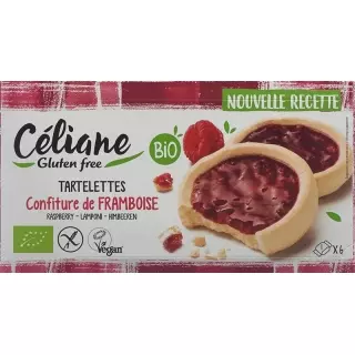 Les Recettes de Céliane малиновий тарт безглютеновий органічний 130 г