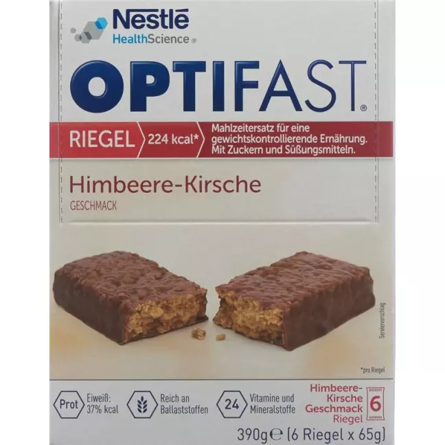 Батончик Optifast малиново-вишневий 6 х 65 г