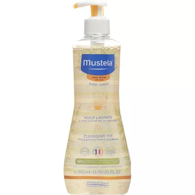 Масло для вмивання Mustela суха шкіра 500 мл