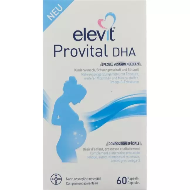 Elevit Provital DHA капсули 60 шт