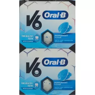 Жувальна гумка V6 OralB Peppermint 12 Blist 10 шт