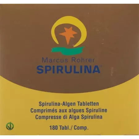 Marcus Rohrer Таблетки спіруліни Refill box 180 шт