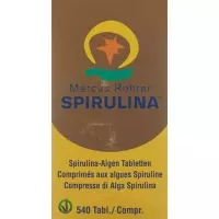 Spirulina Marcus Rohrer Tabletten Glasflasche 540 Stück