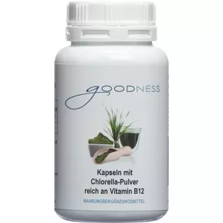 Goodness Chlorella порошок з вітаміном B12 капсули 600 мг DS 90 шт