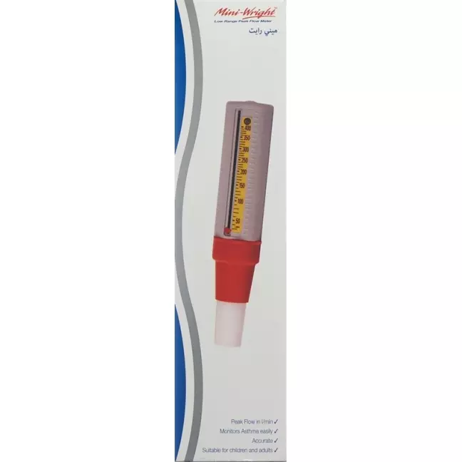 Clement Clarke Peak Flow Meter Mini-Wright Low Range 30-400l/min