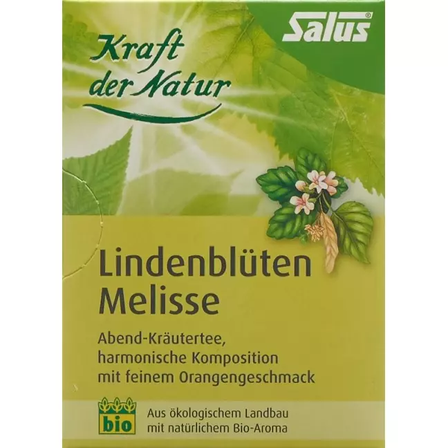 Органічний чай Salus Lime Blossom Lemon Balm Tea 15 шт