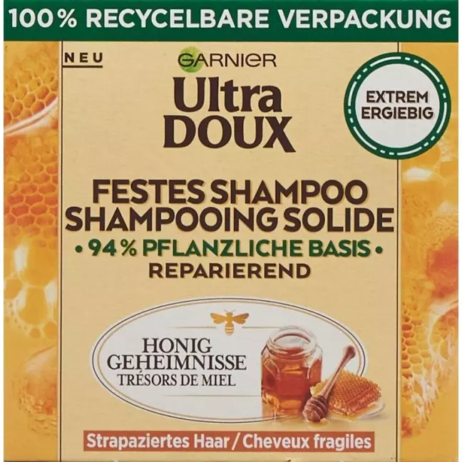 Ultra Doux Festes Shampoo Honig Geheimnisse 60g Ultra Doux Festes Shampoo Honig Geheimnisse 60g