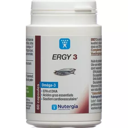 Nutergia Ergy 3 капсули Ds 60 шт Nutergia Ergy 3 капсули Ds 60 шт