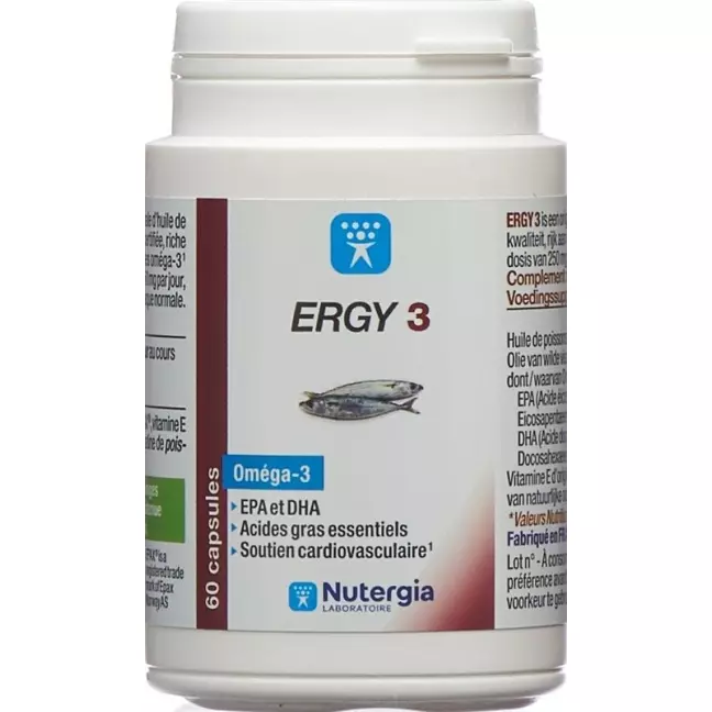 Nutergia Ergy 3 капсули Ds 60 шт Nutergia Ergy 3 капсули Ds 60 шт