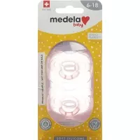 Пуска Medela Baby Dummy Soft Silicone 6-18 Girl 2 шт