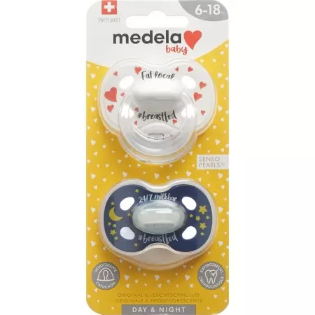 MEDELA Baby Nuggi Day&amp;Night 6–18 лет на грудном вскармливании